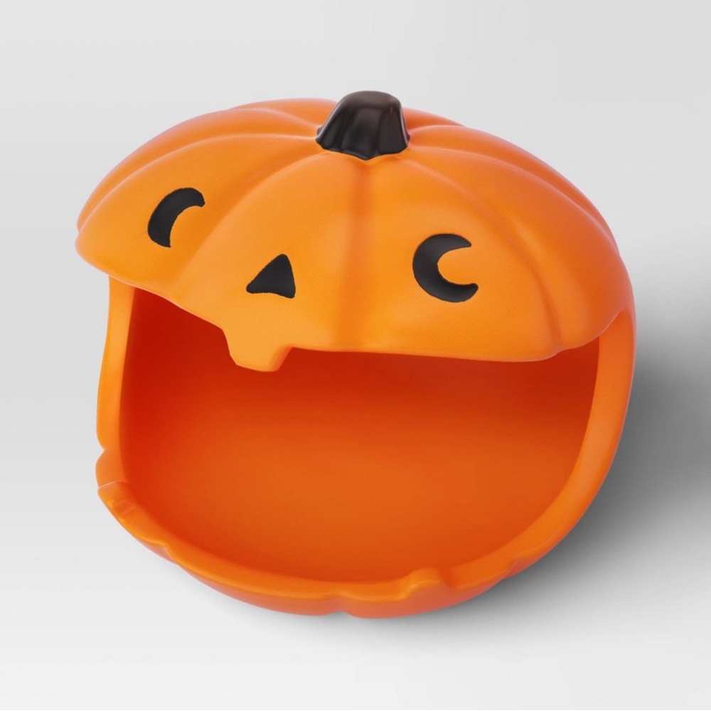 Pumpkin Halloween soap dish